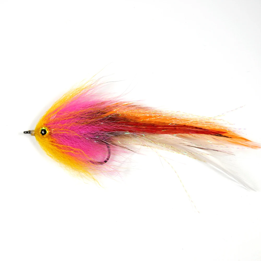 6/" Trout Salmon Steelhead Pike Fly Fishing Streamer Flies Purple NEW