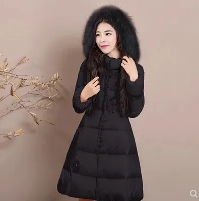 S-3XL Winter Thicken Coat Woman 3D Floral Long Feather Down Padded Girls Ladies Embroidery Skirt Style Overcoats
S-3XL Winter Thicken Coat Woman 3D Floral Long Feather Down Padded Girls Ladies Embroidery Skirt Style Overcoats