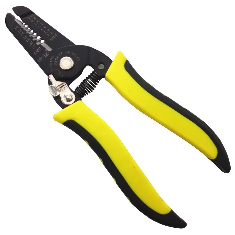 Multi-purpose Wire Stripper Decrustation Pliers Manganese Steel Crimper Cable Stripping Crimping Cutter Hand Tool for Electrical
Multi-purpose Wire Stripper Decrustation Pliers Manganese Steel Crimper Cable Stripping Crimping Cutter Hand Tool for Electrical