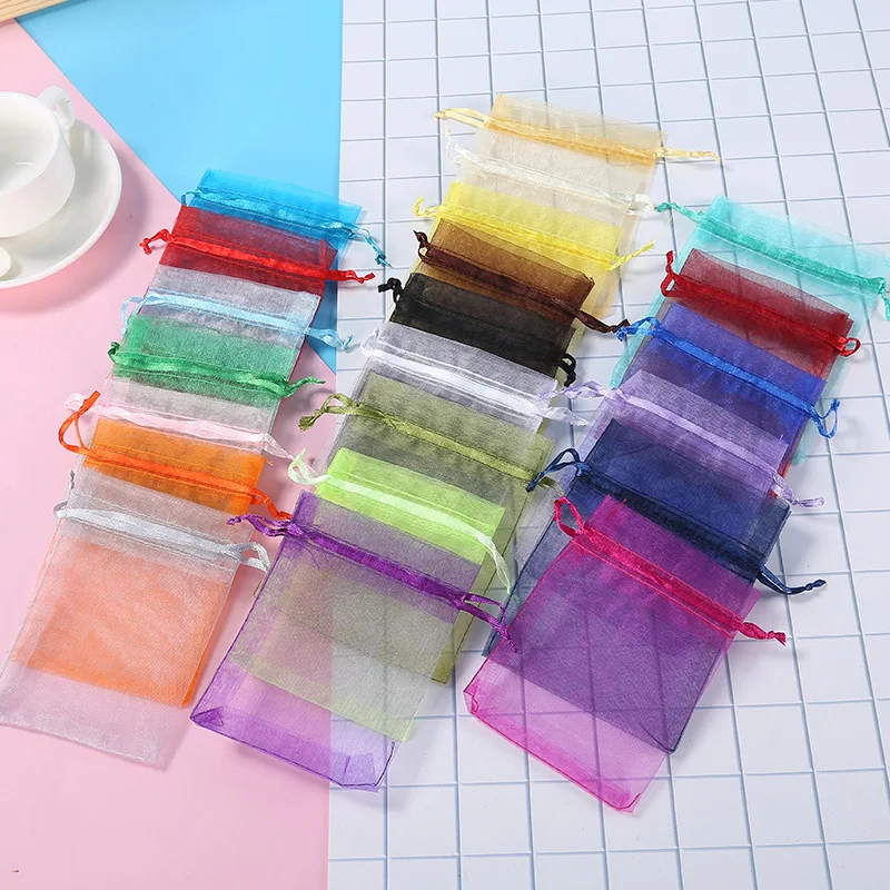 100pcs 5x7cm 7x9cm Organza Bags Christmas Halloween Wedding Party Gift Bags Baby Shower Boy Girl transparent bag candy packaging
100pcs 5x7cm 7x9cm Organza Bags Christmas Halloween Wedding Party Gift Bags Baby Shower Boy Girl transparent bag candy packaging