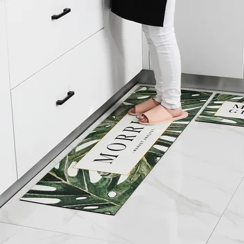 Kitchen mat carpet Nordic leather mats oil-proof waterproof bedroom strips household mats PVC mats
Kitchen mat carpet Nordic leather mats oil-proof waterproof bedroom strips household mats PVC mats