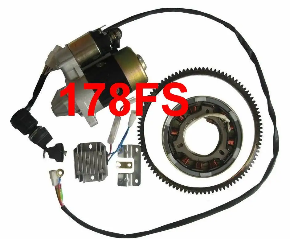 Fast Ship diesel engine 178FS Tiller Cultivators A full set of electric starting suit for kipor kama Chinese brand 
Fast Ship diesel engine 178FS Tiller Cultivators A full set of electric starting suit for kipor kama Chinese brand