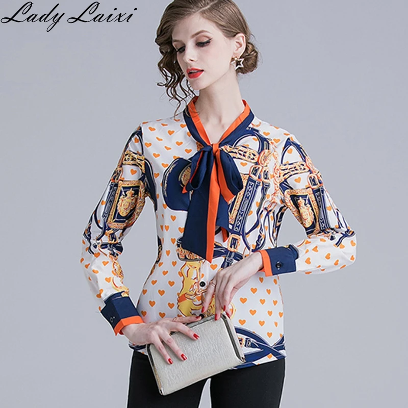 2019 Spring Summer print Blouse Women Long Sleeve Shirts Fashion Bow neck Shirt Office Ladies work wear Tops
2019 Spring Summer print Blouse Women Long Sleeve Shirts Fashion Bow neck Shirt Office Ladies work wear Tops