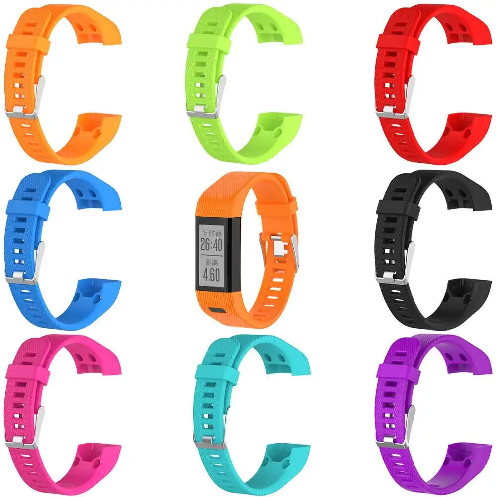 Replacement Silicone Striped Sport Straps with Tool Kits for Garmin Vivosmart HR+ Plus Approach X10/X40 Tracker Watch Band
Replacement Silicone Striped Sport Straps with Tool Kits for Garmin Vivosmart HR+ Plus Approach X10/X40 Tracker Watch Band