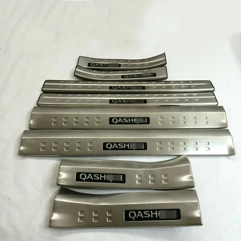 Stainless Steel 8PCS Outside Inside Door Sill Scuff Plate Door Sills Welcome Pedal Sticker For Nissan Qashqai 2018 2019
Stainless Steel 8PCS Outside Inside Door Sill Scuff Plate Door Sills Welcome Pedal Sticker For Nissan Qashqai 2018 2019