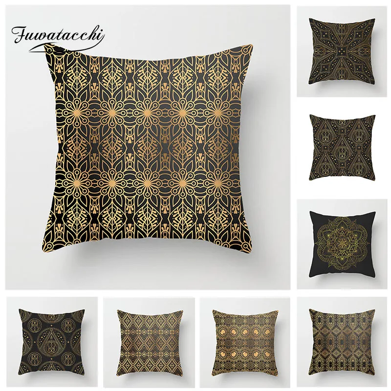 Fuwatacchi Classical Court Style Cushion Cover Geometric Pillow Case Brown Square Home Decorative Pillows Cover For Sofa Car
Fuwatacchi Classical Court Style Cushion Cover Geometric Pillow Case Brown Square Home Decorative Pillows Cover For Sofa Car
