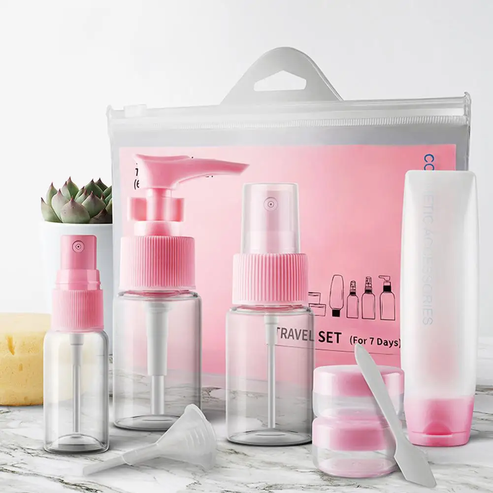VIBRANT GLAMOUR 9 Pcs/set Portable Mini Cosmetics Bottles Travel Bottles Set Transparent Rotary Spray Bottle Cream Case
VIBRANT GLAMOUR 9 Pcs/set Portable Mini Cosmetics Bottles Travel Bottles Set Transparent Rotary Spray Bottle Cream Case