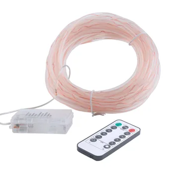 Remote Control 5M 50 LED Light Waterproof Transparent Tube Outdoor Lamps LED String Light Copper Wire with 8 Modes Battery Box
Remote Control 5M 50 LED Light Waterproof Transparent Tube Outdoor Lamps LED String Light Copper Wire with 8 Modes Battery Box