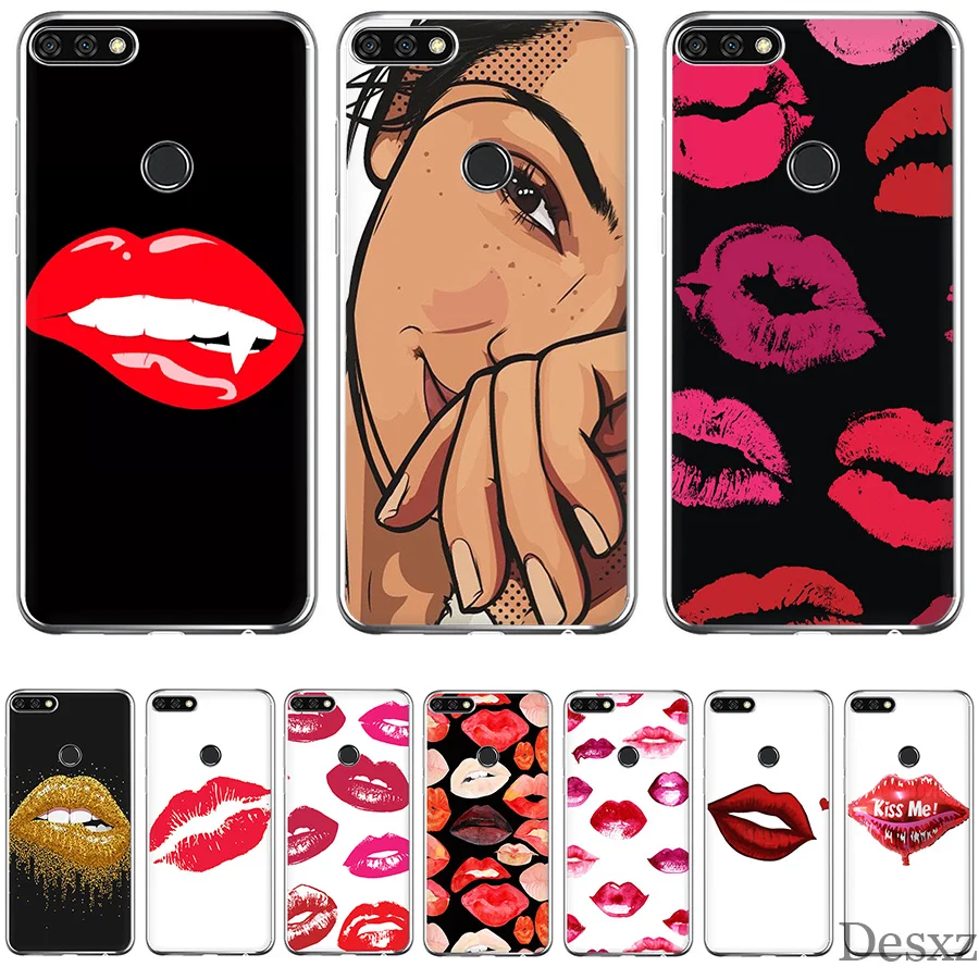 Phone Case Cover Sexy Girl Red Lips For Huawei Mate 10 20 Pro Lite Nova 3 3i Y6 Prime 2018
Phone Case Cover Sexy Girl Red Lips For Huawei Mate 10 20 Pro Lite Nova 3 3i Y6 Prime 2018