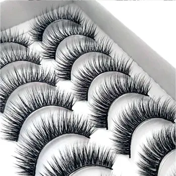 New 10 Pairs 3d mink lashes natural false eyelashes thick long black mink eyelashes soft makeup eyelash extension faux lashes 80
New 10 Pairs 3d mink lashes natural false eyelashes thick long black mink eyelashes soft makeup eyelash extension faux lashes 80