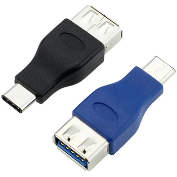 Support 5V 3A High Power USB-C USB 3.1 Type C Type-C to USB 3.0 Female OTG Adapter Connector Adaptor SuperSpeed Black or Blue
Support 5V 3A High Power USB-C USB 3.1 Type C Type-C to USB 3.0 Female OTG Adapter Connector Adaptor SuperSpeed Black or Blue
