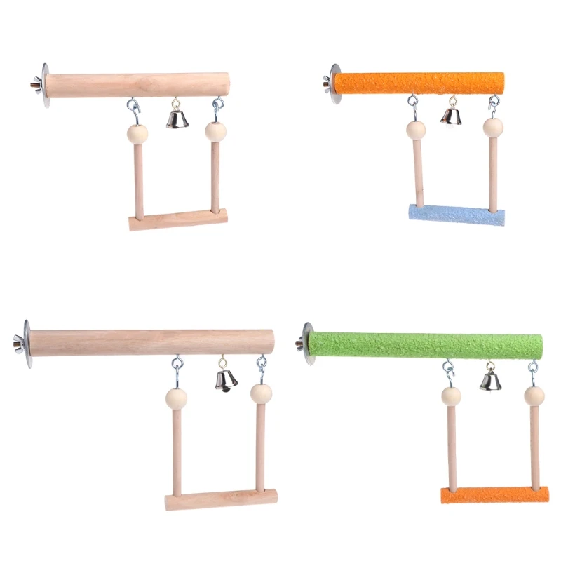 Multi-function Pet Parrot Birds Perch Swing Toys Bell Stand Holder Natural Wood Support Chew Puzzle Stand Platform
Multi-function Pet Parrot Birds Perch Swing Toys Bell Stand Holder Natural Wood Support Chew Puzzle Stand Platform