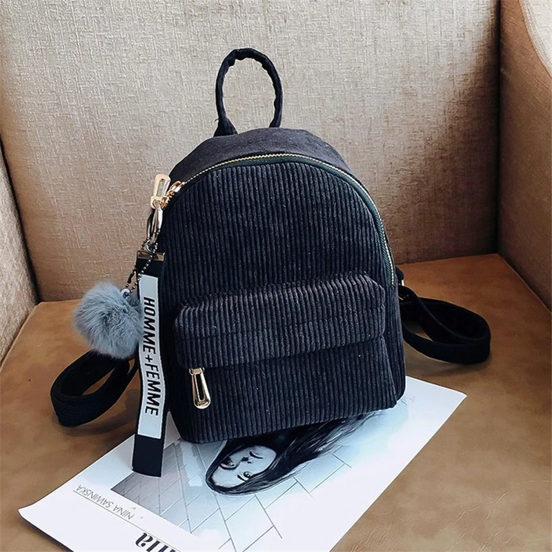 Miyahouse Casual Corduroy Material School Backpack Teenagers Mini Striped Design Shoulder Bag Female Candy Color Women Backpack
Miyahouse Casual Corduroy Material School Backpack Teenagers Mini Striped Design Shoulder Bag Female Candy Color Women Backpack