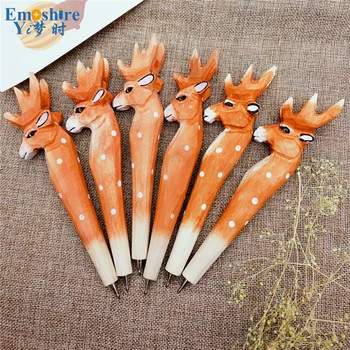 Creative Wood Carving Process Ballpoint Pen Hand Carved Spotted Can Replace The Refills for Ballpoint Pen Best Quality Pens C052
Creative Wood Carving Process Ballpoint Pen Hand Carved Spotted Can Replace The Refills for Ballpoint Pen Best Quality Pens C052