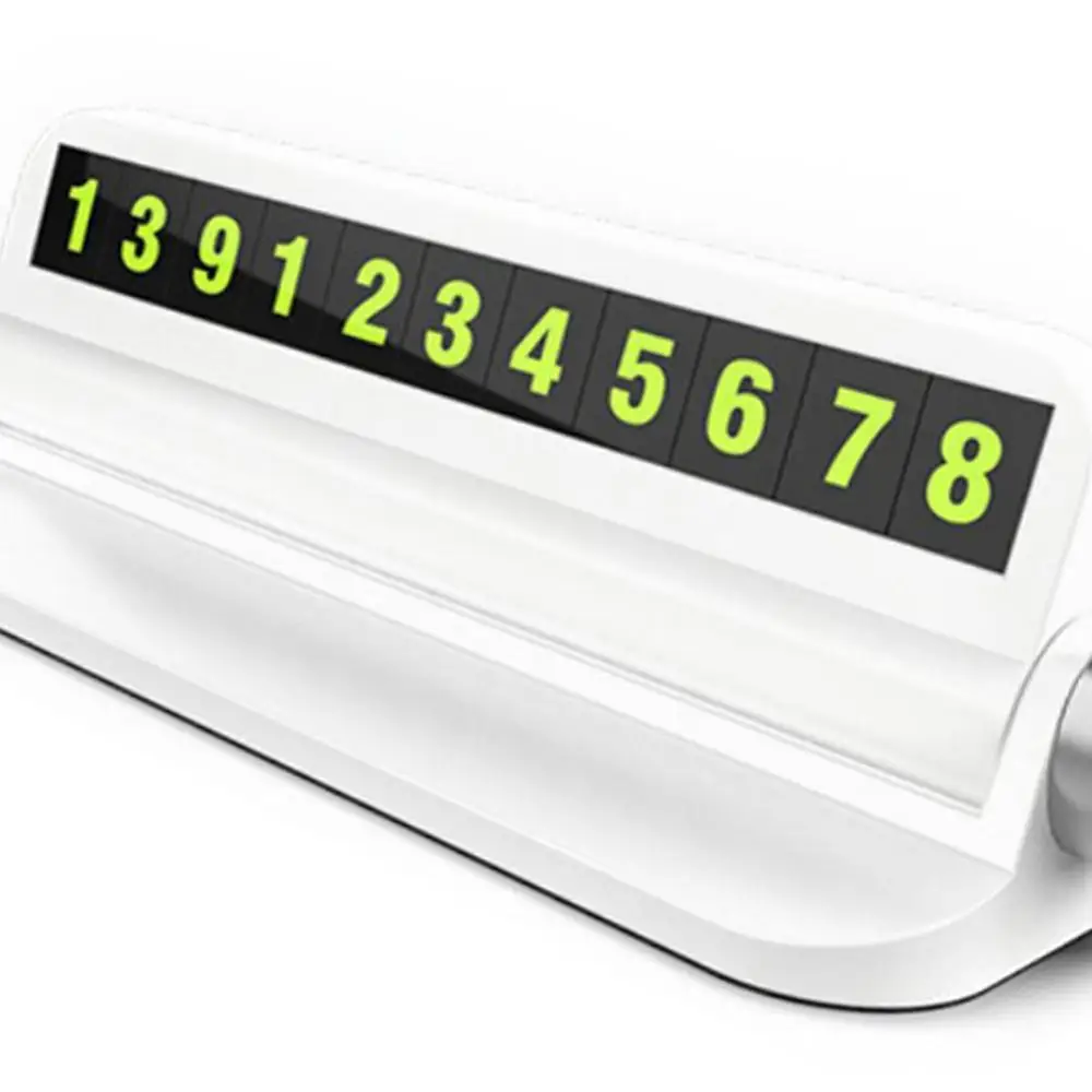 Universal Plastic Car Styling Parking Notification Phone Number Card Telephone Number Plate Car Styling Accessories
Universal Plastic Car Styling Parking Notification Phone Number Card Telephone Number Plate Car Styling Accessories