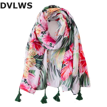 New Fashion Summer Cotton Topric Floral Print Women Scarf Beach luxury scarf of Women
New Fashion Summer Cotton Topric Floral Print Women Scarf Beach luxury scarf of Women