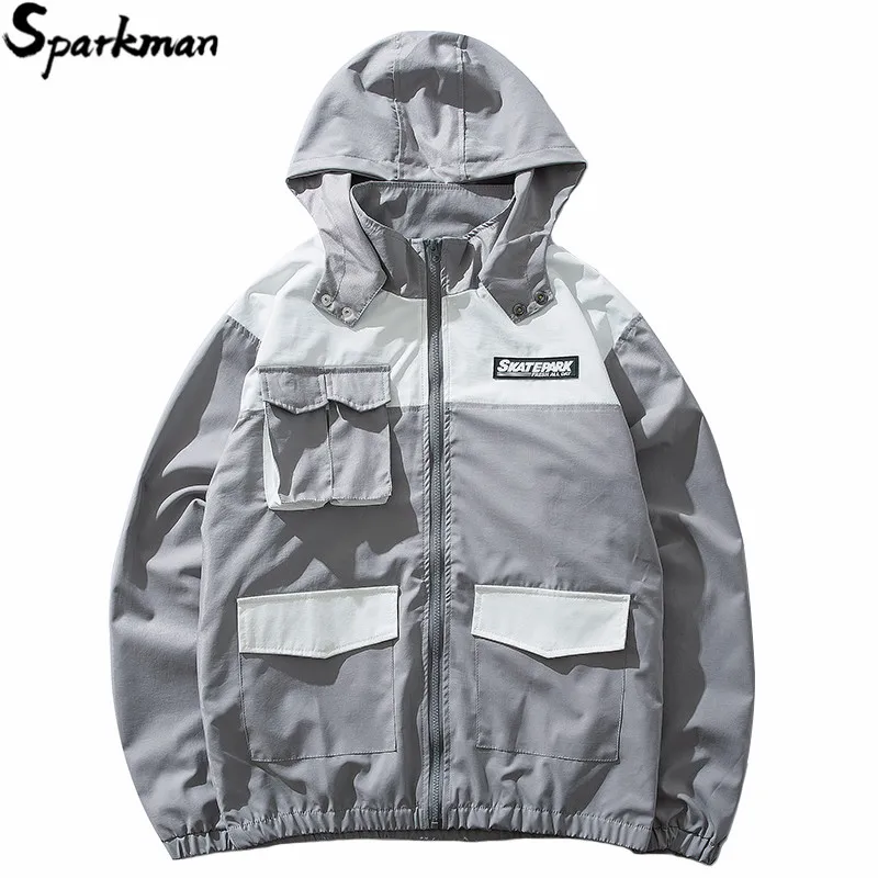 Men Hip Hop Streetwear Hooded Jacket Coat Retro Spring 2019 Harajuku Jacket Windbreaker Color Block Zip Up Track Jacket Hoodie
Men Hip Hop Streetwear Hooded Jacket Coat Retro Spring 2019 Harajuku Jacket Windbreaker Color Block Zip Up Track Jacket Hoodie