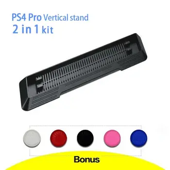 Game accessories Vertical Stand Non-Slip Base for PlayStation 4 PS4 Pro Game Console + 2pcs of PS4 Controller Analog Stick Cover
Game accessories Vertical Stand Non-Slip Base for PlayStation 4 PS4 Pro Game Console + 2pcs of PS4 Controller Analog Stick Cover
