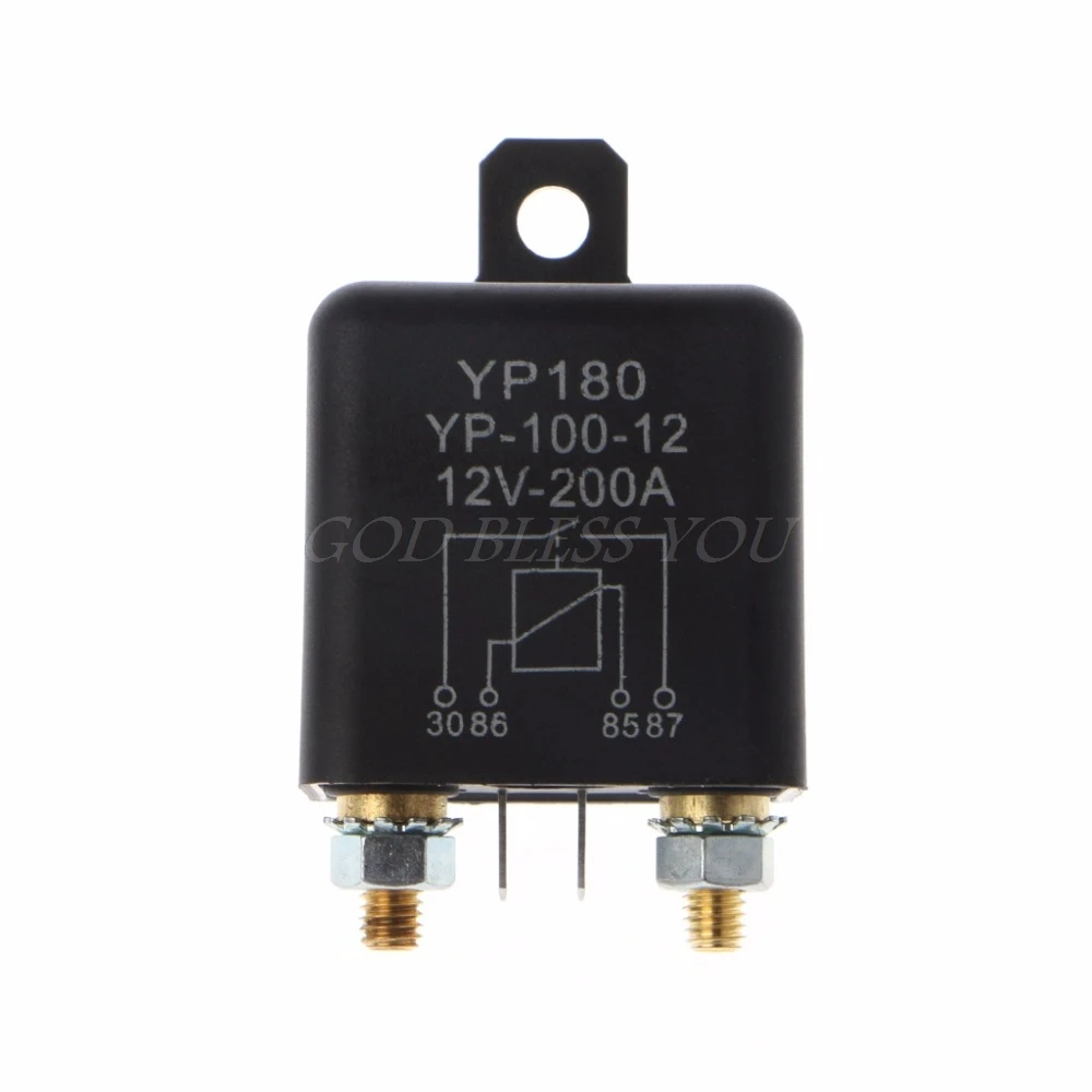 12V DC 200A High Power Car Relay Truck Motor Continuous Type Automotive Switch
12V DC 200A High Power Car Relay Truck Motor Continuous Type Automotive Switch