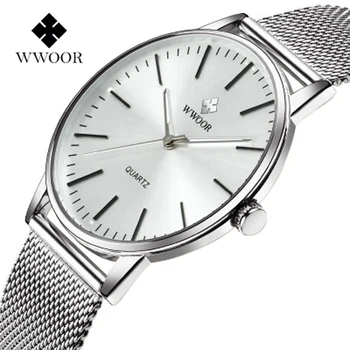 WWOOR Men's Business Watch Silver Waterproof Top Brand Luxury Sport Watches Men Fashion Casual Simple Quartz Wristwatch Men
WWOOR Men's Business Watch Silver Waterproof Top Brand Luxury Sport Watches Men Fashion Casual Simple Quartz Wristwatch Men