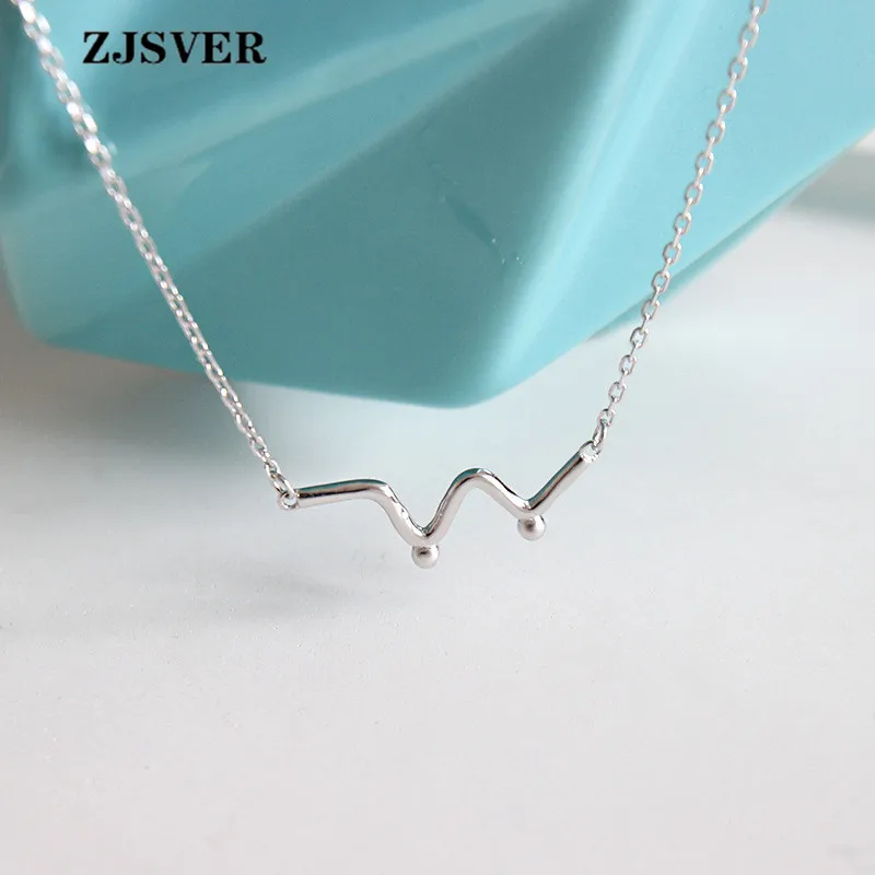 ZJSVER Minimalist Line Wave Shape Pendant Fashion Clavicle Chain 925 Sterling Silver Women Necklace Fine Jewelry Present
ZJSVER Minimalist Line Wave Shape Pendant Fashion Clavicle Chain 925 Sterling Silver Women Necklace Fine Jewelry Present