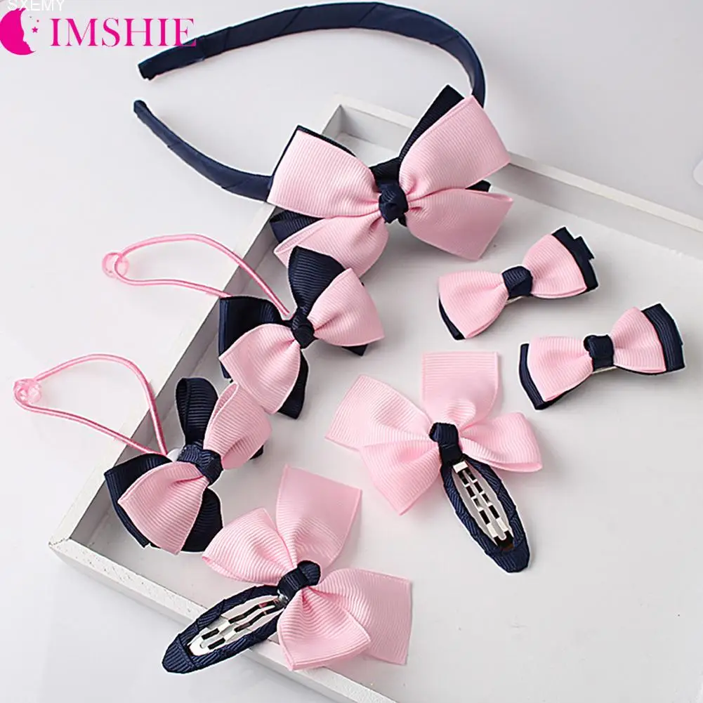 7Pcs/Set Children Girl Hair Accessories Headdress Baby Bowknot Hair Hoop Bow Tie Shaped Hairpin Girl's Hair Rope Headband Set
7Pcs/Set Children Girl Hair Accessories Headdress Baby Bowknot Hair Hoop Bow Tie Shaped Hairpin Girl's Hair Rope Headband Set