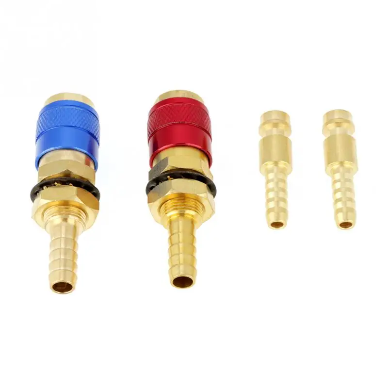 2Pcs/Lot 8mm Water Cooled & Gas Adapter Quick Connector Fitting For TIG Welding Torch Quick Fitting Hose Connectors
2Pcs/Lot 8mm Water Cooled & Gas Adapter Quick Connector Fitting For TIG Welding Torch Quick Fitting Hose Connectors