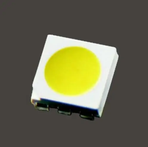 Фото 1000 pcs PLCC-6 5050 SMD 3-CHIPS White 6000-6500K 10000mcd LED Bulb Strip Light | Освещение