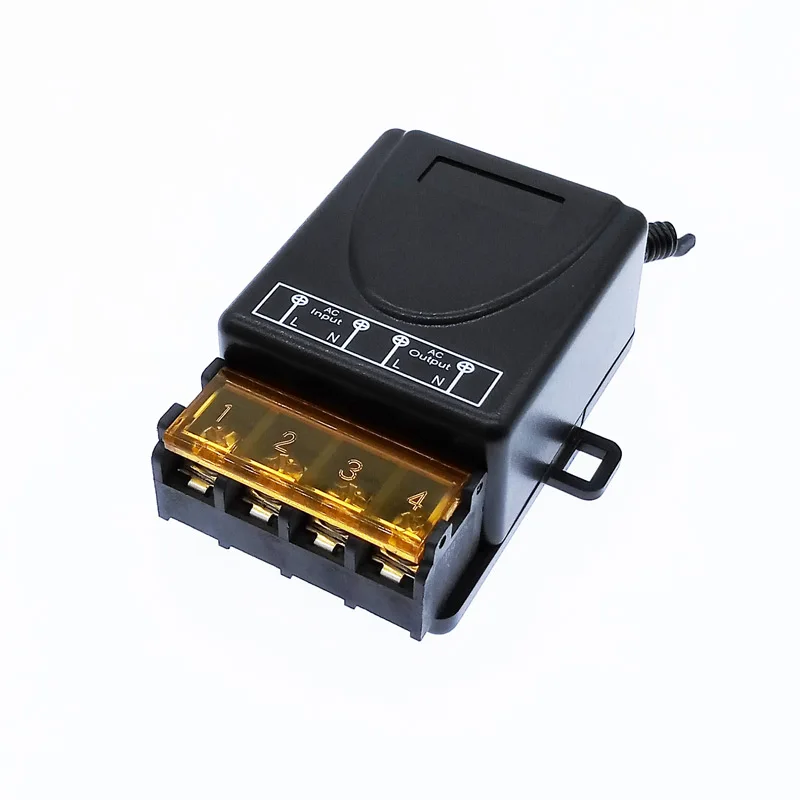 12V 24V DC Wireless Remote Controller Switch AC 220V 110V MAX 40A Universal Relay Receiver Module Wide Voltage 433Mhz EV1527
12V 24V DC Wireless Remote Controller Switch AC 220V 110V MAX 40A Universal Relay Receiver Module Wide Voltage 433Mhz EV1527