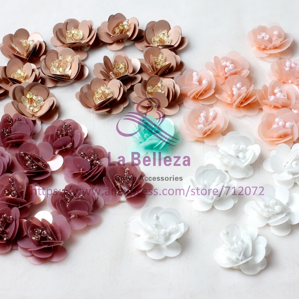 La Belleza Pretty green rose/pink/white/brown/green pearls sequins rhinestones flowers clothing accesories 20 pieces/lot JZ1802
La Belleza Pretty green rose/pink/white/brown/green pearls sequins rhinestones flowers clothing accesories 20 pieces/lot JZ1802
