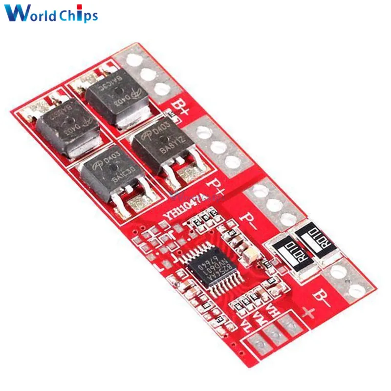 4S 30A Li-ion Lithium Battery 18650 Charger Protection Board Module 14.4V 14.8V 16.8V Overcharge Over Short Circuit High Current
4S 30A Li-ion Lithium Battery 18650 Charger Protection Board Module 14.4V 14.8V 16.8V Overcharge Over Short Circuit High Current