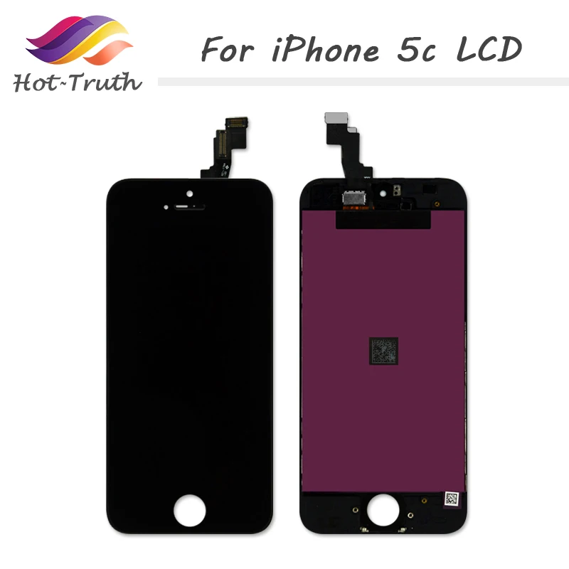 ЖК дисплей в сборе для Apple iPhone 5c 5 шт./лот сенсорная панель переднее стекло без