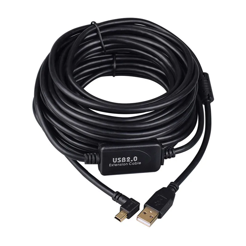 Mini USB B Type 5pin Male Left Angled 90 Degree to USB 2.0 Male Data Cable for Canon Nikon 600D 550D 650D 5D2 5D3 7D 10m 20m IC
Mini USB B Type 5pin Male Left Angled 90 Degree to USB 2.0 Male Data Cable for Canon Nikon 600D 550D 650D 5D2 5D3 7D 10m 20m IC