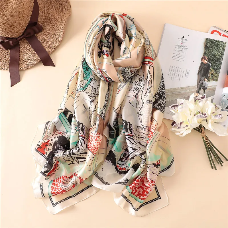 Fashion Handbag' Accessories Scarve Women Luxury Designer 100%Natural Scarf Shawl Femme Long Foulard Sjaal Bandana Echarpe Hijab
Fashion Handbag' Accessories Scarve Women Luxury Designer 100%Natural Scarf Shawl Femme Long Foulard Sjaal Bandana Echarpe Hijab