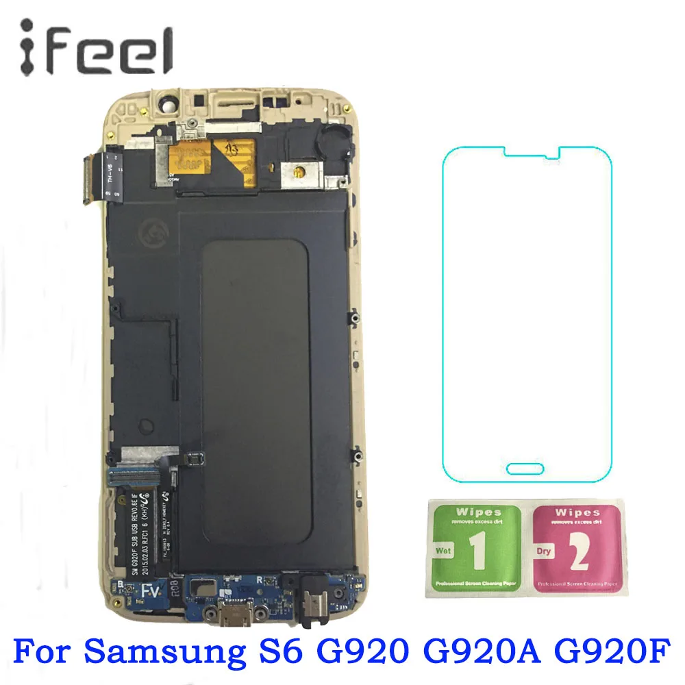 5.1'' LCD with Frame for SAMSUNG Galaxy S6 G920 G920F Display Touch Screen Digitizer Assembly Free Shipping
5.1'' LCD with Frame for SAMSUNG Galaxy S6 G920 G920F Display Touch Screen Digitizer Assembly Free Shipping