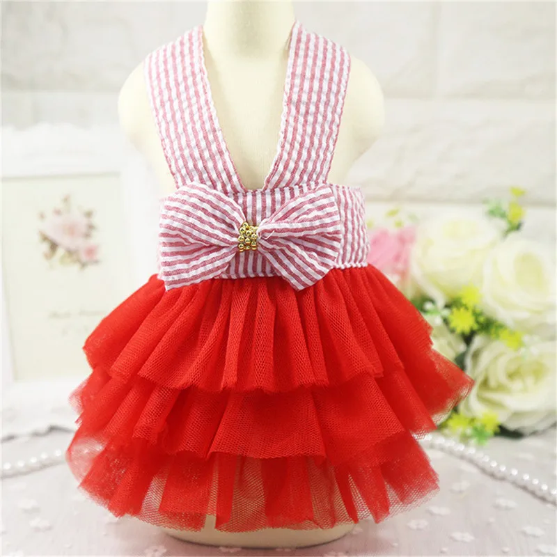 Summer Dog Dress Pet Dog Clothes for Small Dog Wedding Dress Skirt Puppy Clothing Spring Fashion Jean Pet Clothes19