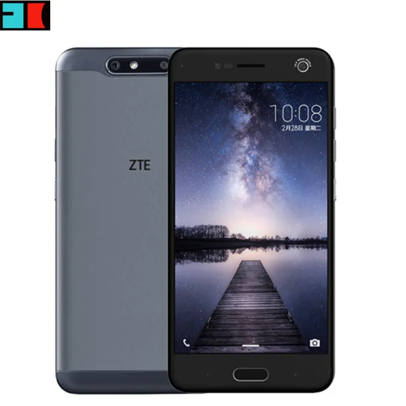Оригинал ZTE Blade V8 мобильный телефон 5.2 'ɴ ГБ Оперативная память 64 Встроенная