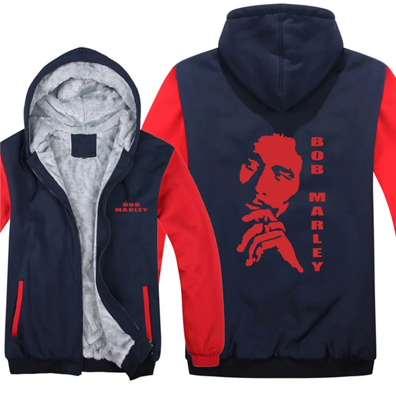 Fashion Rock Sweatshirt Mens Jacket Clothing Print Bob Marley Hoodie Winter Keep Warm Zipper Streetwear Hooded Mantle Tops W054
Fashion Rock Sweatshirt Mens Jacket Clothing Print Bob Marley Hoodie Winter Keep Warm Zipper Streetwear Hooded Mantle Tops W054