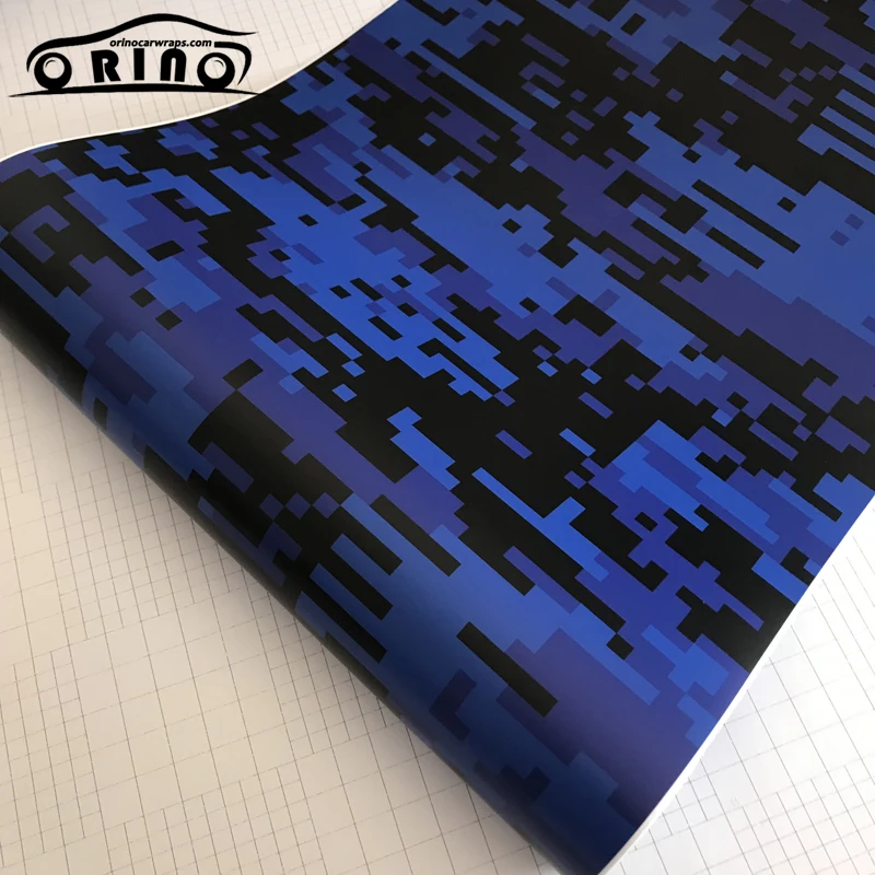 Blue Digital Vinyl Film Sticker-2
