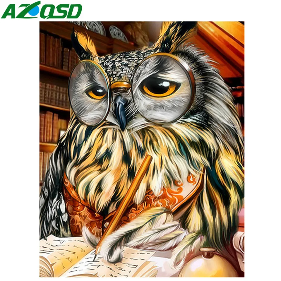 AZQSD Diamond Painting Animal Cross Stitch Picture Of Rhinestones Diamond Embroidery Owl Full Drill Needlework Wall Decor Gift
AZQSD Diamond Painting Animal Cross Stitch Picture Of Rhinestones Diamond Embroidery Owl Full Drill Needlework Wall Decor Gift