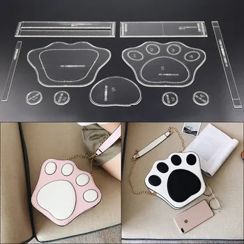 DONYAMY 1Set DIY Acrylic Women's Fashion Shoulder Bag Messenger Bag Leather Template Handmade Craft Leather Craft Sewing Tool
DONYAMY 1Set DIY Acrylic Women's Fashion Shoulder Bag Messenger Bag Leather Template Handmade Craft Leather Craft Sewing Tool
