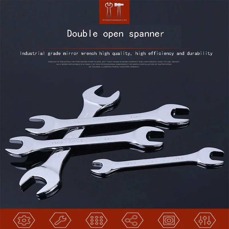 Hardware dual - purpose open wrench tool wear-resistant dummy wrench multi - purpose double - head manual wrench
Hardware dual - purpose open wrench tool wear-resistant dummy wrench multi - purpose double - head manual wrench