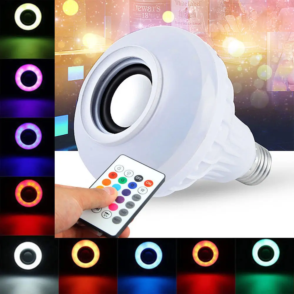 Super bright music intelligent LED bulb light Bluetooth wireless remote control LED living room lights Bulb energy-saving lamps
Super bright music intelligent LED bulb light Bluetooth wireless remote control LED living room lights Bulb energy-saving lamps