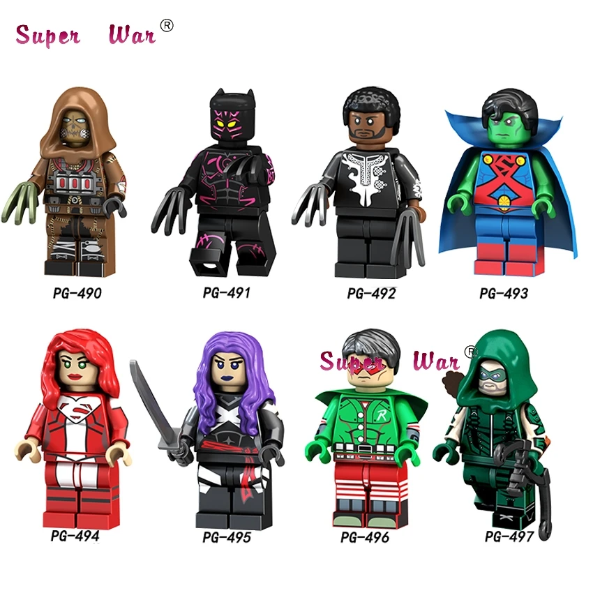 Single Building Blocks Darkseid Scarecrow Black Panther Martian Superman Lana Lang Psylocke Robin Arrow toys for children
Single Building Blocks Darkseid Scarecrow Black Panther Martian Superman Lana Lang Psylocke Robin Arrow toys for children