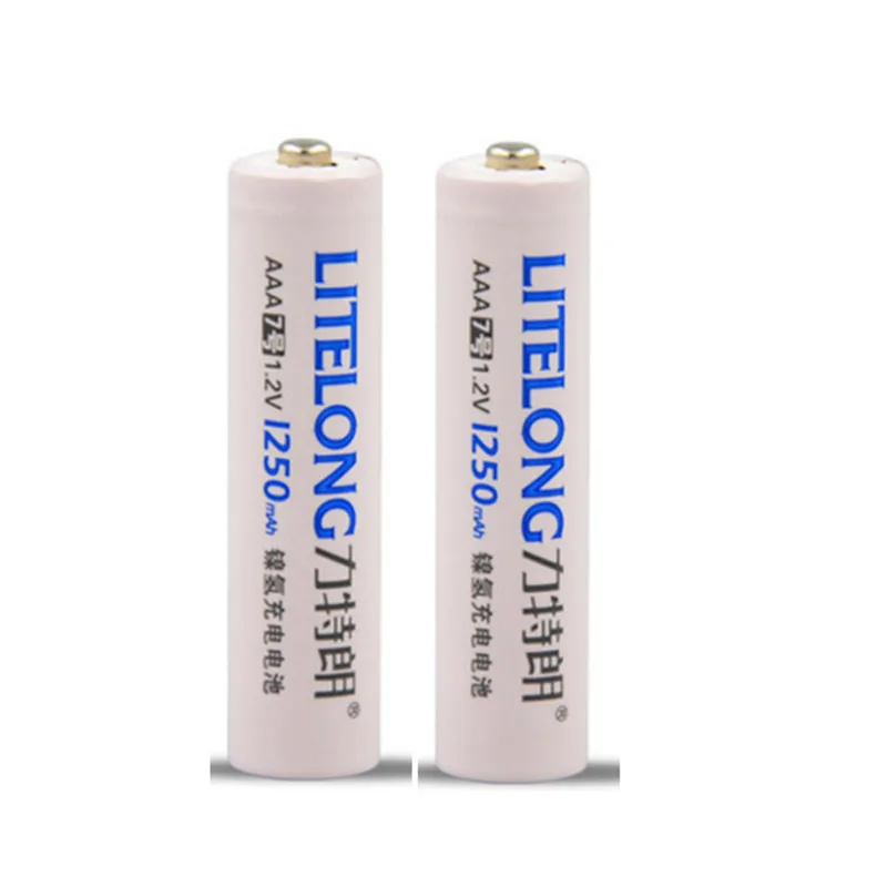 2 pcs/lot AAA battery 1250mAh ni-mh AAA rechargeable battery 1.2v Can becharged 1500 times Quality warranty
2 pcs/lot AAA battery 1250mAh ni-mh AAA rechargeable battery 1.2v Can becharged 1500 times Quality warranty