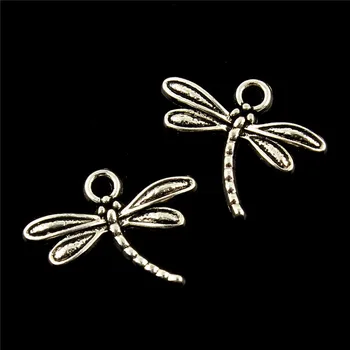 10pcs Charms dragonfly 18*15mm Antique pendant fit Vintage Tibetan Silver DIY for bracelet necklace key ring
10pcs Charms dragonfly 18*15mm Antique pendant fit Vintage Tibetan Silver DIY for bracelet necklace key ring