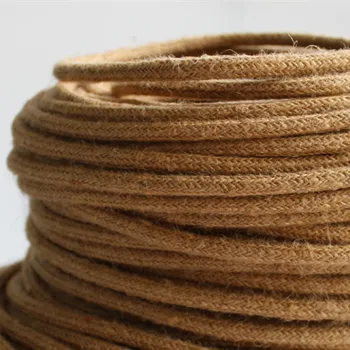 2*0.75 Edison Textile Fabric Wire Vintage Hemp Rope Cable Vintage DIY Electrical Fabric Cord Restro Industrial Lamp Wire
2*0.75 Edison Textile Fabric Wire Vintage Hemp Rope Cable Vintage DIY Electrical Fabric Cord Restro Industrial Lamp Wire