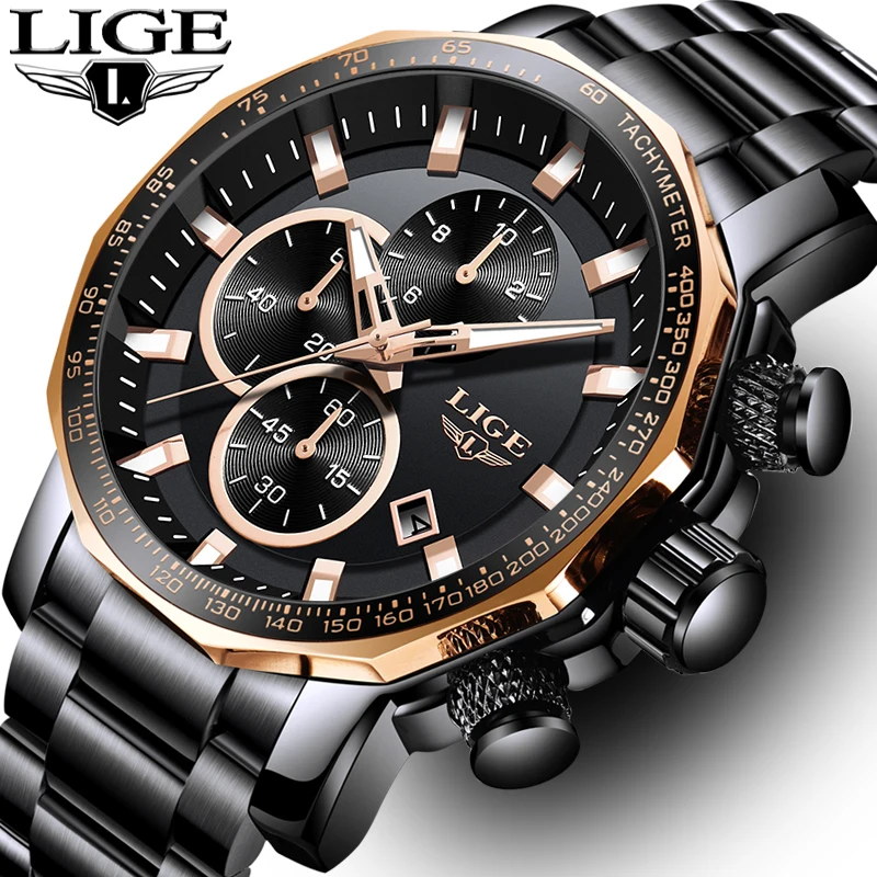 Reloj Hombre 2019 LIGE New Sport Men Watches Top Brand Luxury Quartz Full Steel Male Watch Military Waterproof Chronograph Clock
Reloj Hombre 2019 LIGE New Sport Men Watches Top Brand Luxury Quartz Full Steel Male Watch Military Waterproof Chronograph Clock
