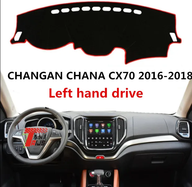 Чехол Taijs для приборной панели автомобиля с левым рулем CHANGAN CHANA CX70 2016-2018