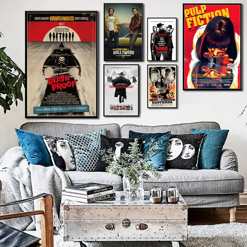 P470 Quentin Tarantino Movie KILL BILL Reservoir Dogs Inglourious Basterds Art Painting Silk Canvas Poster Wall Home Decor
P470 Quentin Tarantino Movie KILL BILL Reservoir Dogs Inglourious Basterds Art Painting Silk Canvas Poster Wall Home Decor